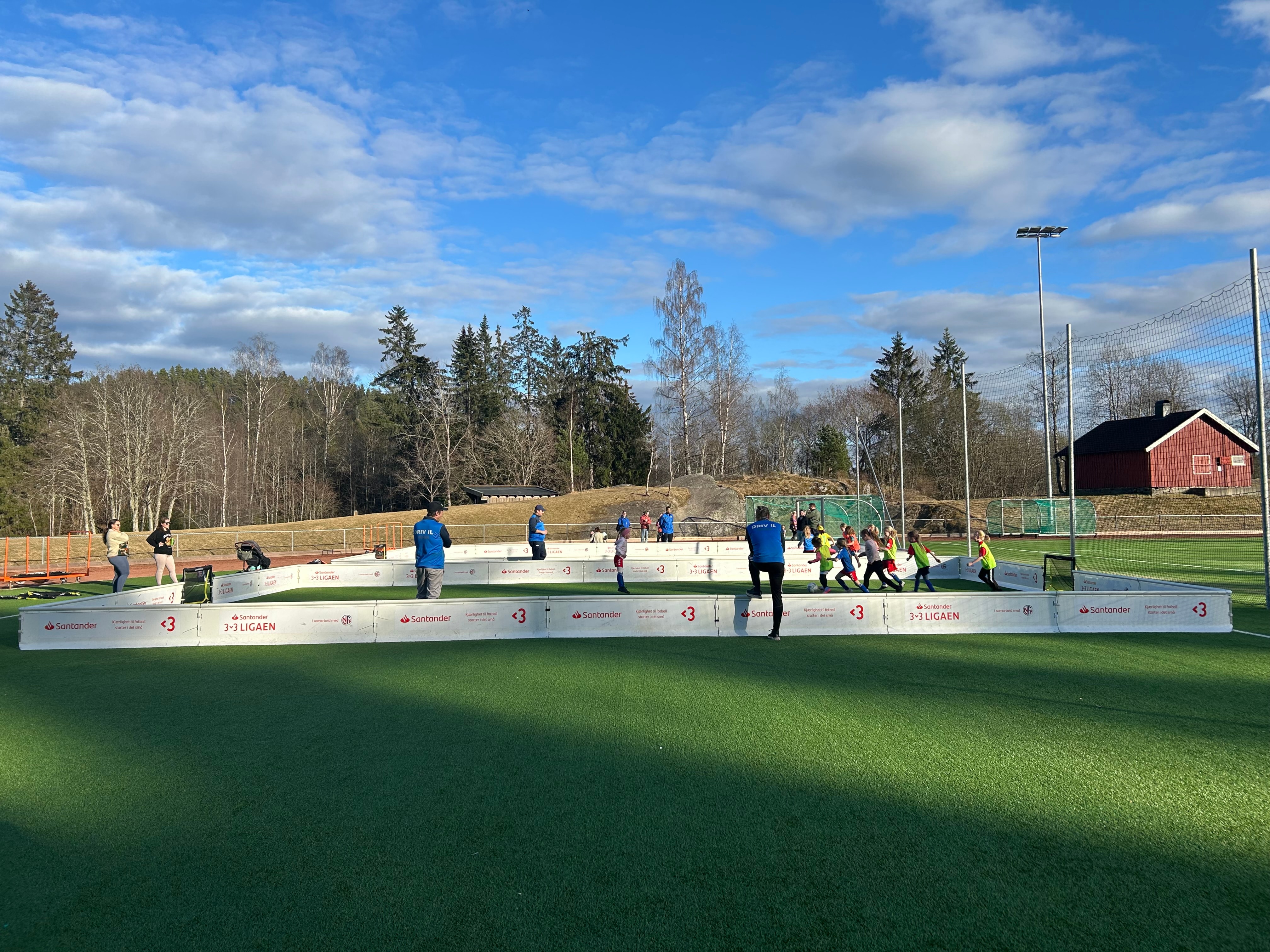Historisk dag for barnefotballen